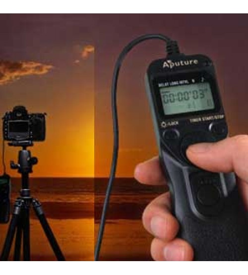 Aputure Digital LCD Timer Remote AP-TR1C For CANON EOS 1000D(Rebel XS) / 450D(Rebel Xsi) / 350D(Rebel XT) / 300D (Digital Rebel) / 30 / 33 / 50